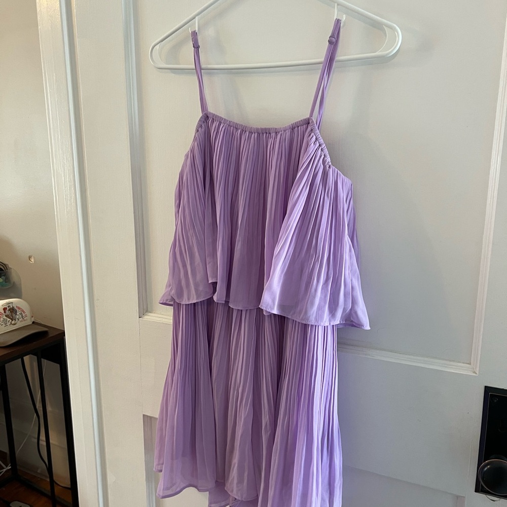Women’s Lilac Ruffle Romper